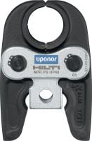 NPR PS UP persbek Persbekken voor Uponor S-Press® / S-Press Plus® persfittingen tot 50 mm. Compatibel met de Hilti NPR 32 perstangen.