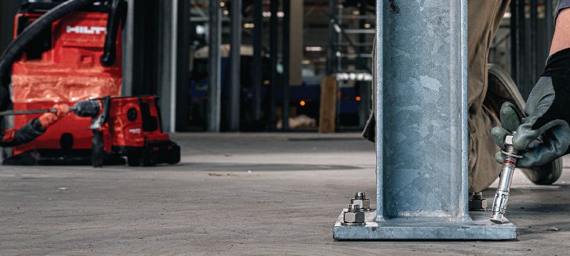 HST4 Keilnagel Ons best presterend wigspreidanker voor het dragen van hoge statische en seismische belastingen in gescheurd beton (koolstofstaal) Toepassingen 1